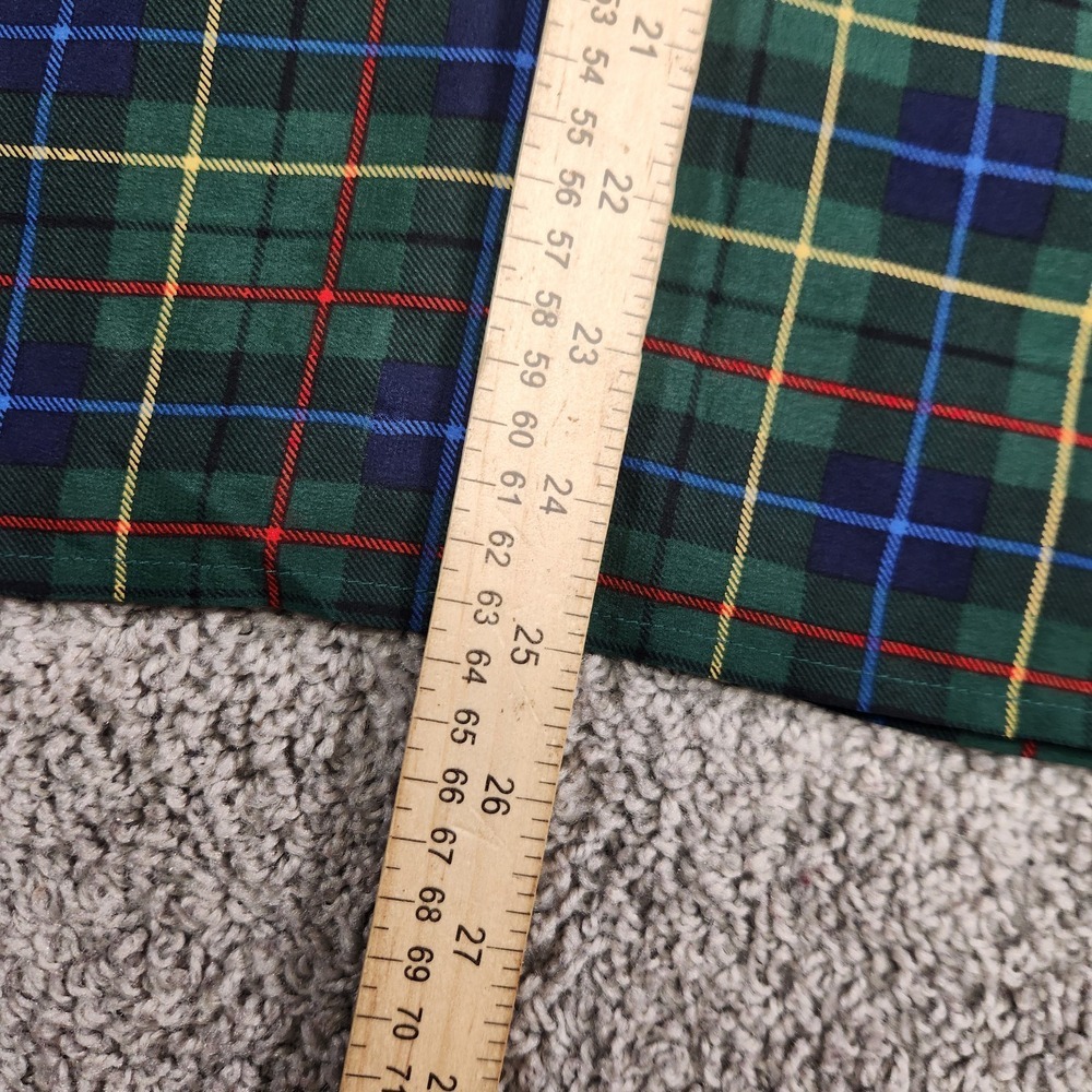 Pendleton Blouse Womens 4 Silk Tartan Plaid Button Front Top L/S Collared Luxury - Picture 8 of 9
